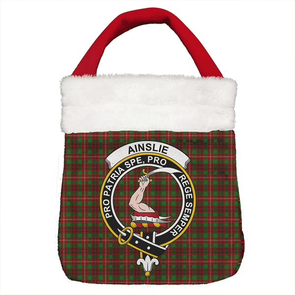 Ainslie Tartan Classic Crest Christmas Gift Bag