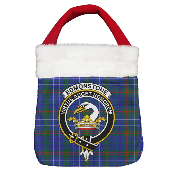 Edmonstone Tartan Classic Crest Christmas Gift Bag