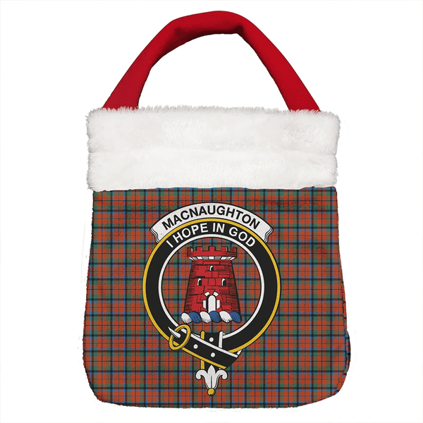 MacNaughton Ancient Tartan Classic Crest Christmas Gift Bag