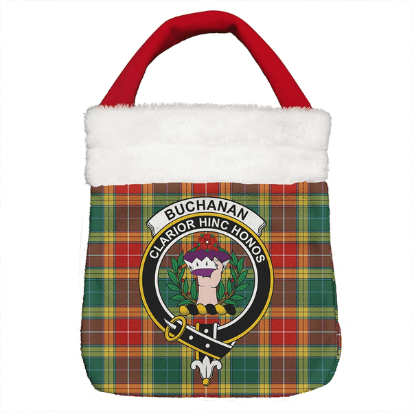 Buchanan Old Sett Tartan Classic Crest Christmas Gift Bag