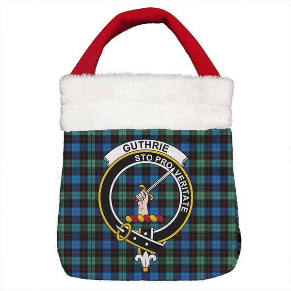 Guthrie Ancient Tartan Classic Crest Christmas Gift Bag