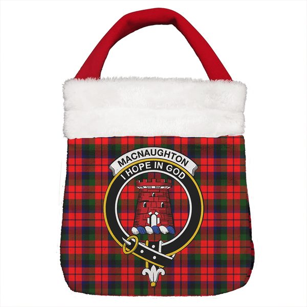 MacNaughton Modern Tartan Classic Crest Christmas Gift Bag