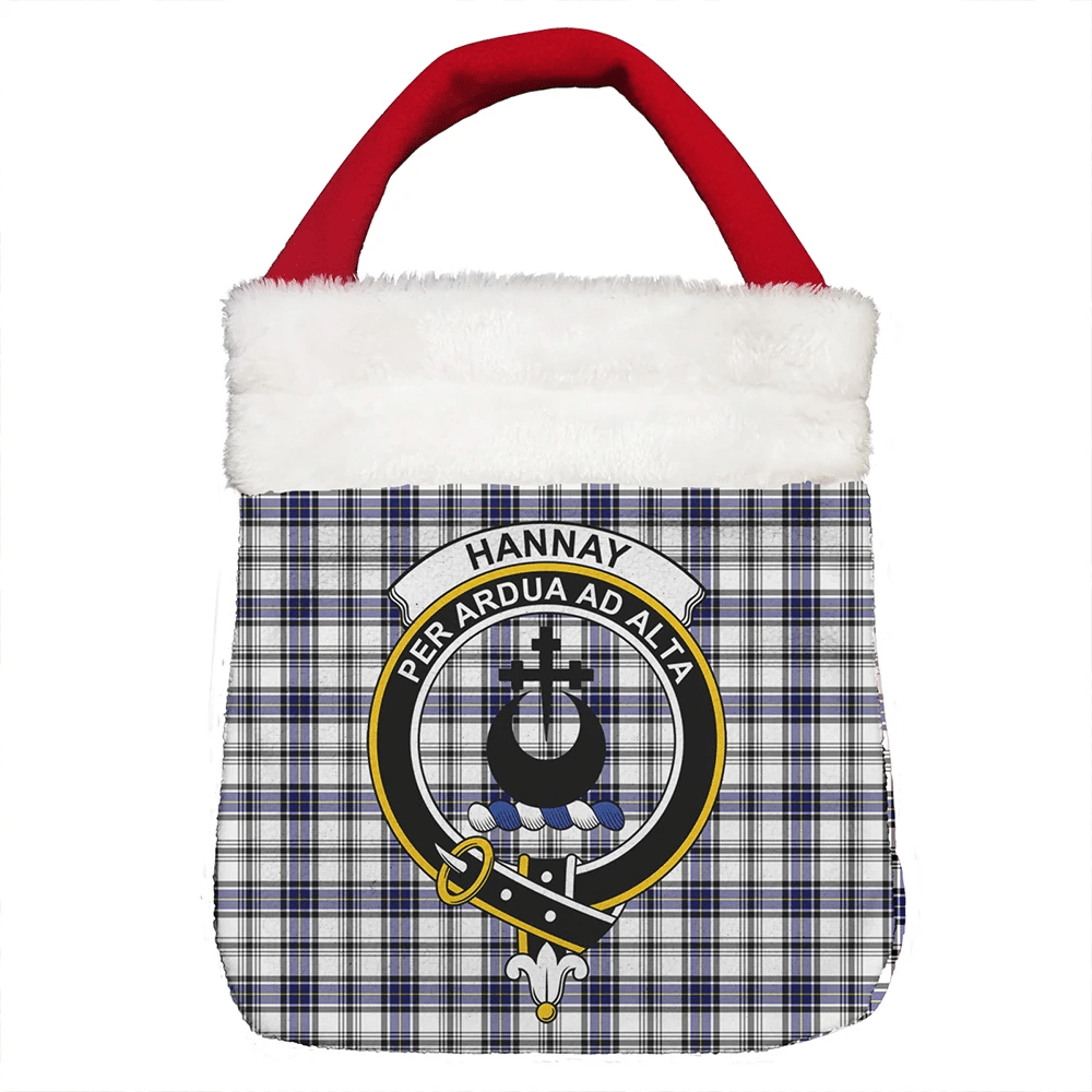 Hannay Modern Tartan Classic Crest Christmas Gift Bag