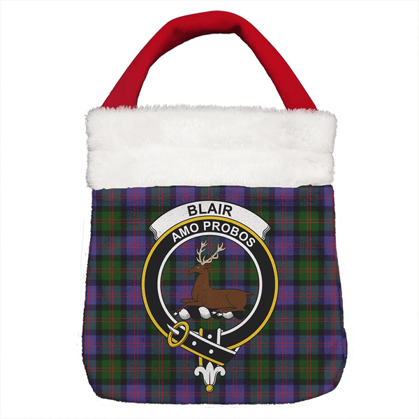 Blair Modern Tartan Classic Crest Christmas Gift Bag