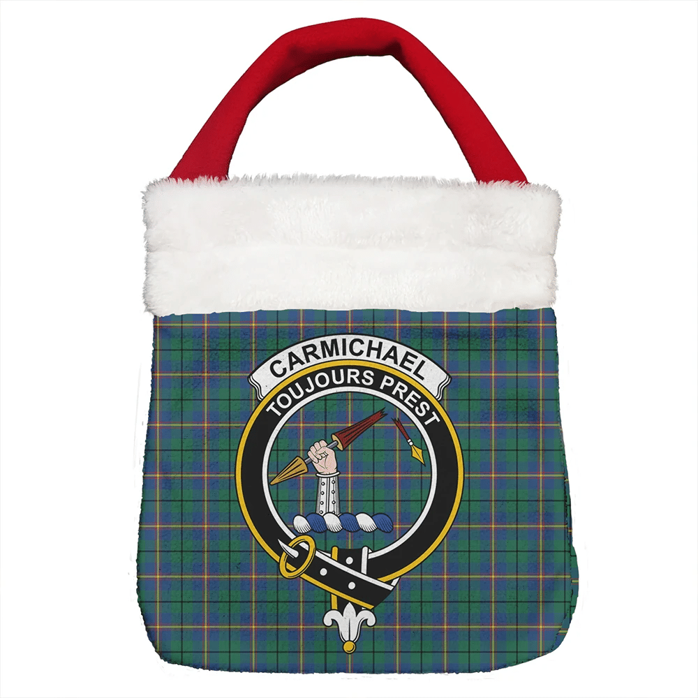 Carmichael Ancient Tartan Classic Crest Christmas Gift Bag