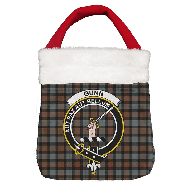 Gunn Weathered Tartan Classic Crest Christmas Gift Bag