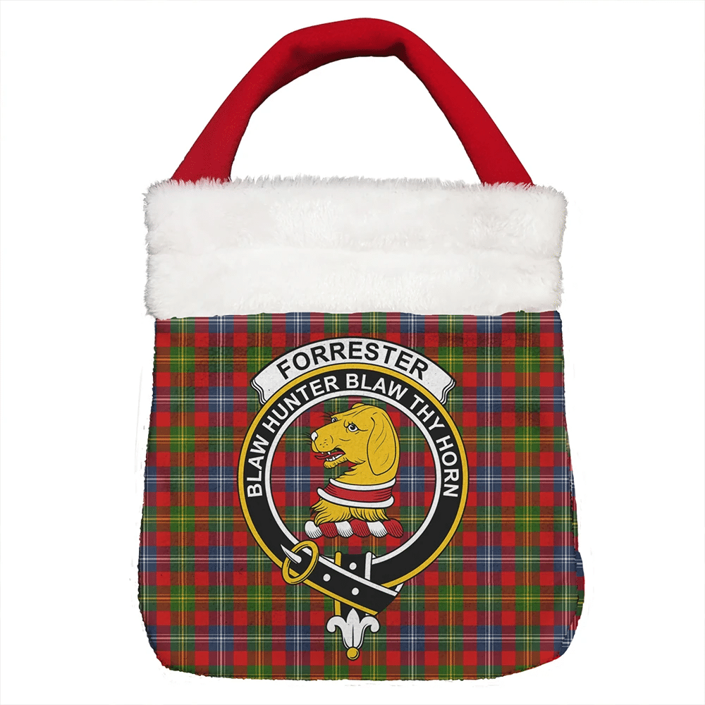 Forrester Tartan Classic Crest Christmas Gift Bag