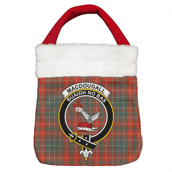 MacDougall Ancient Tartan Classic Crest Christmas Gift Bag