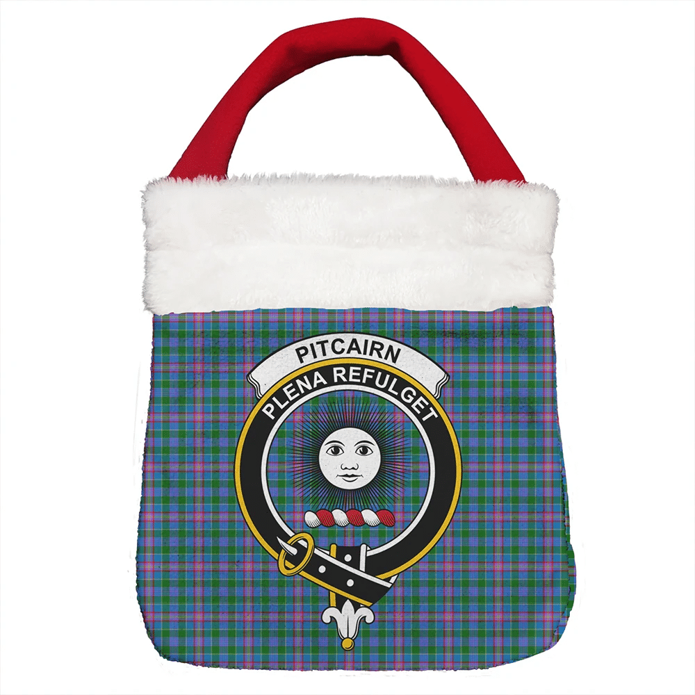 Pitcairn Hunting Tartan Classic Crest Christmas Gift Bag