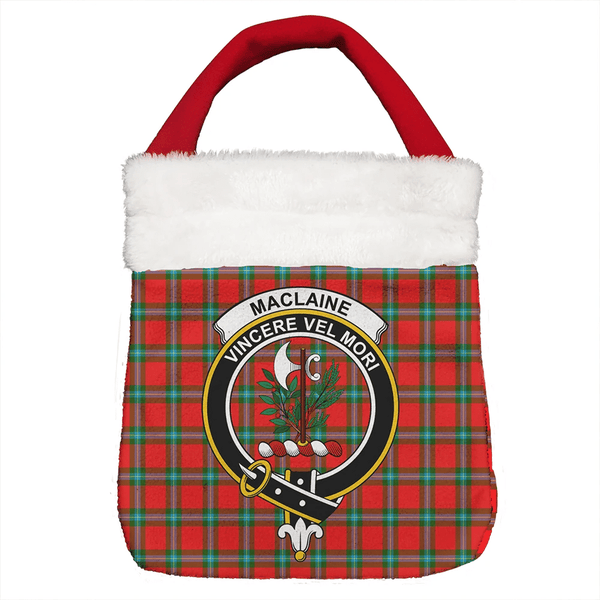 MacLaine of Loch Buie Tartan Classic Crest Christmas Gift Bag