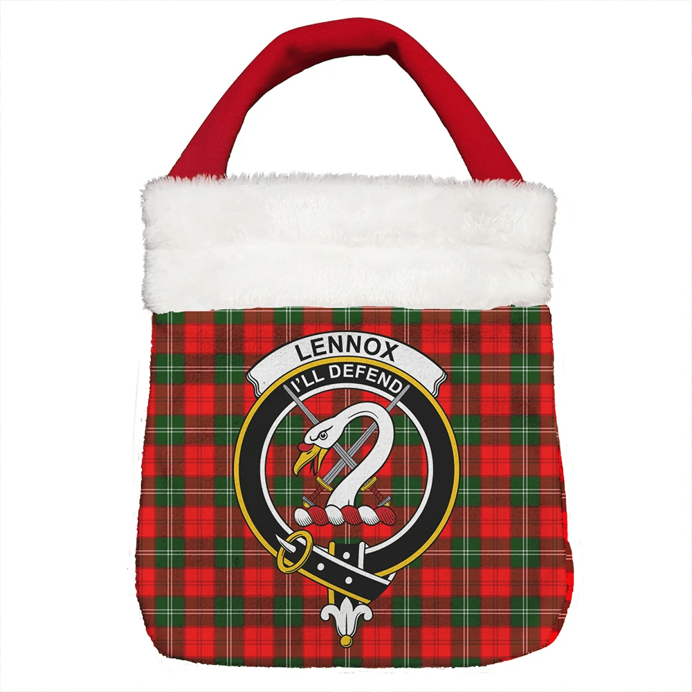 Lennox Modern Tartan Classic Crest Christmas Gift Bag