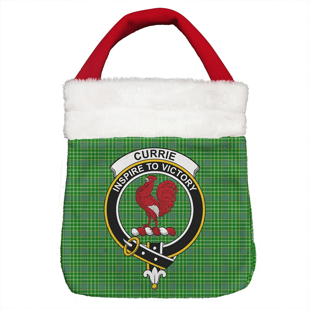 Currie Tartan Classic Crest Christmas Gift Bag