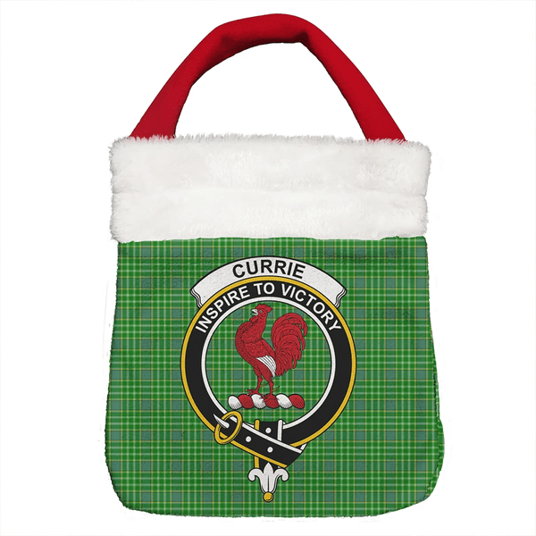 Currie Tartan Classic Crest Christmas Gift Bag