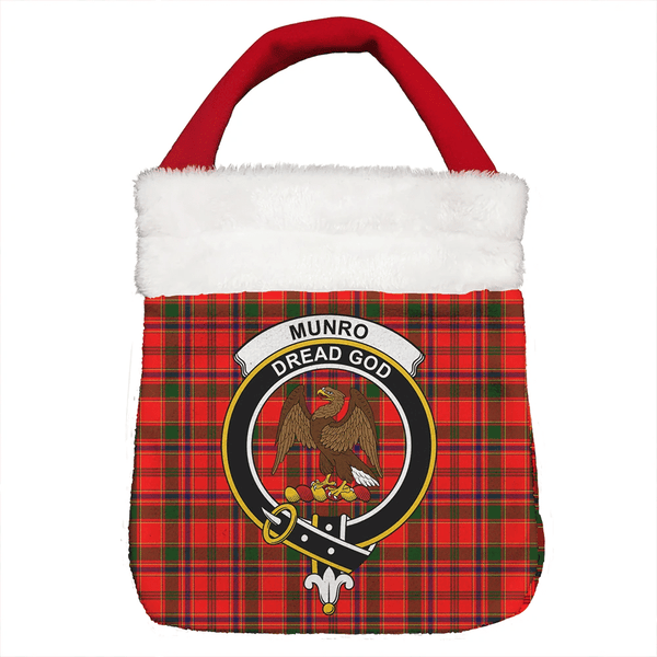 Munro Modern Tartan Classic Crest Christmas Gift Bag