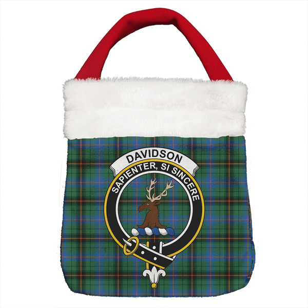 Davidson Ancient Tartan Classic Crest Christmas Gift Bag