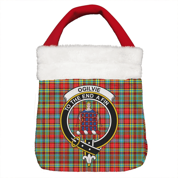 Ogilvie Tartan Classic Crest Christmas Gift Bag