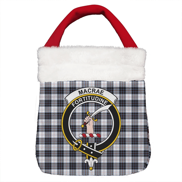 MacRae Dress Modern Tartan Classic Crest Christmas Gift Bag