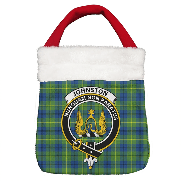 Johnston Ancient Tartan Classic Crest Christmas Gift Bag