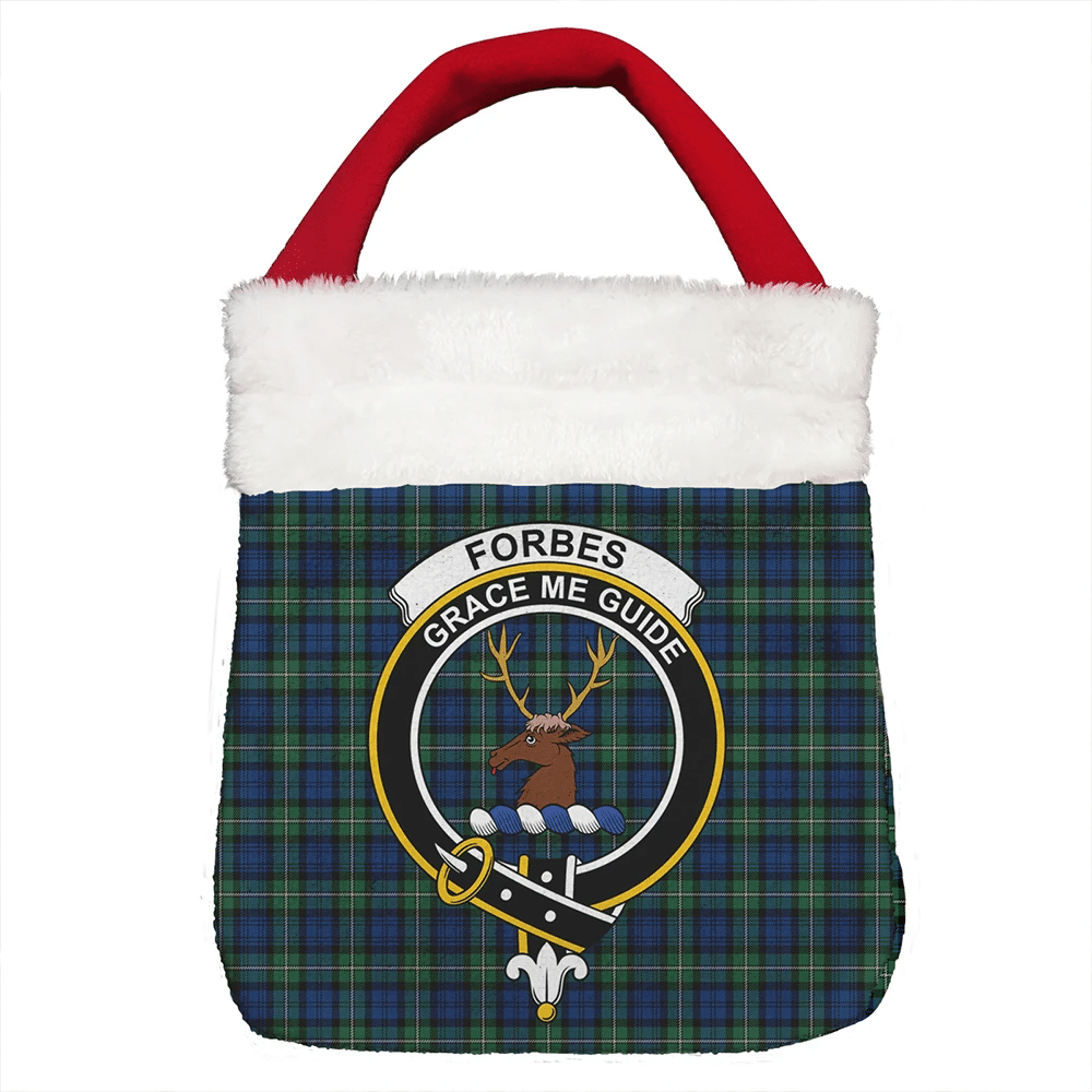 Forbes Ancient Tartan Classic Crest Christmas Gift Bag