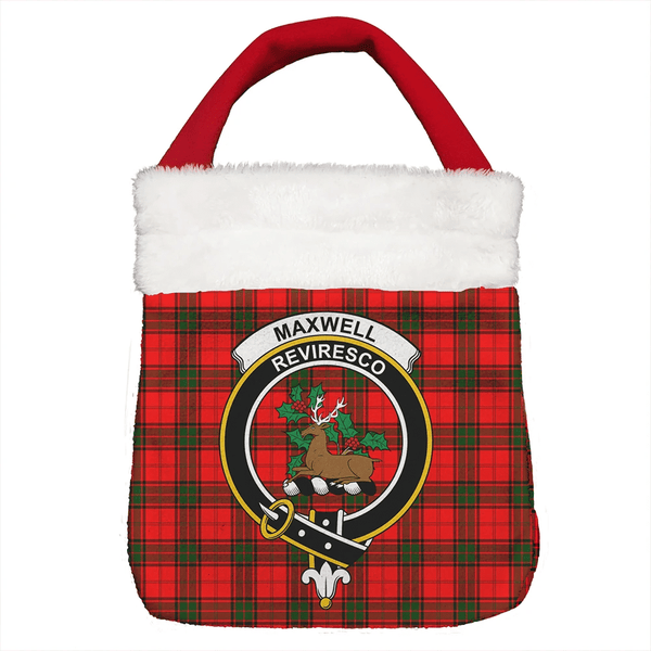 Maxwell Modern Tartan Classic Crest Christmas Gift Bag