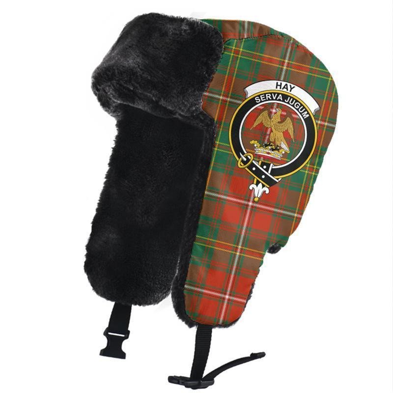 Hay Ancient Tartan Classic Crest Trapper Hat