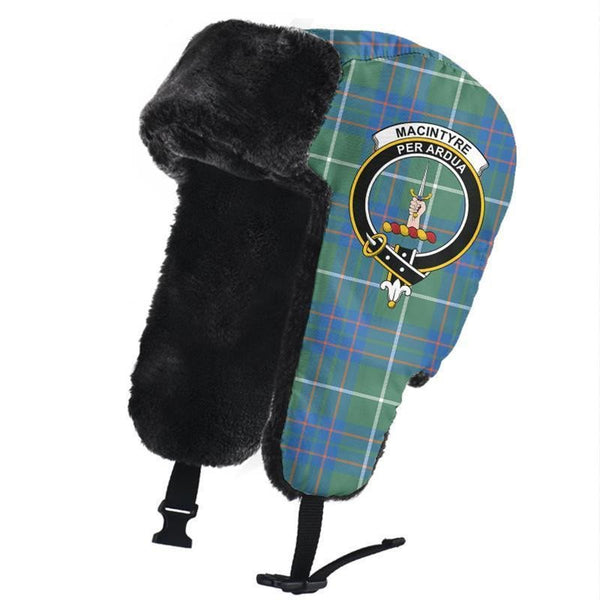 MacIntyre Hunting Ancient Tartan Classic Crest Trapper Hat