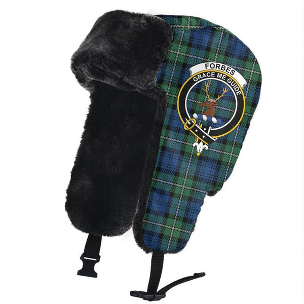 Forbes Ancient Tartan Classic Crest Trapper Hat