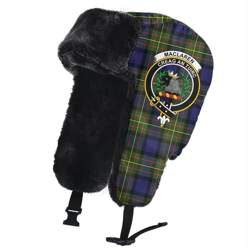 MacLaren Modern Tartan Classic Crest Trapper Hat