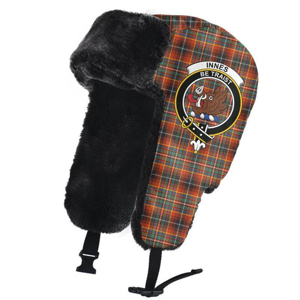 Innes Ancient Tartan Classic Crest Trapper Hat