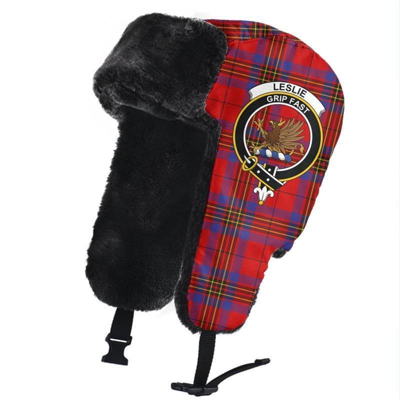 Leslie Modern Tartan Classic Crest Trapper Hat