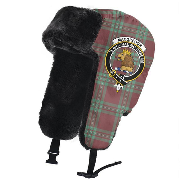 MacGregor Hunting Ancient Tartan Classic Crest Trapper Hat