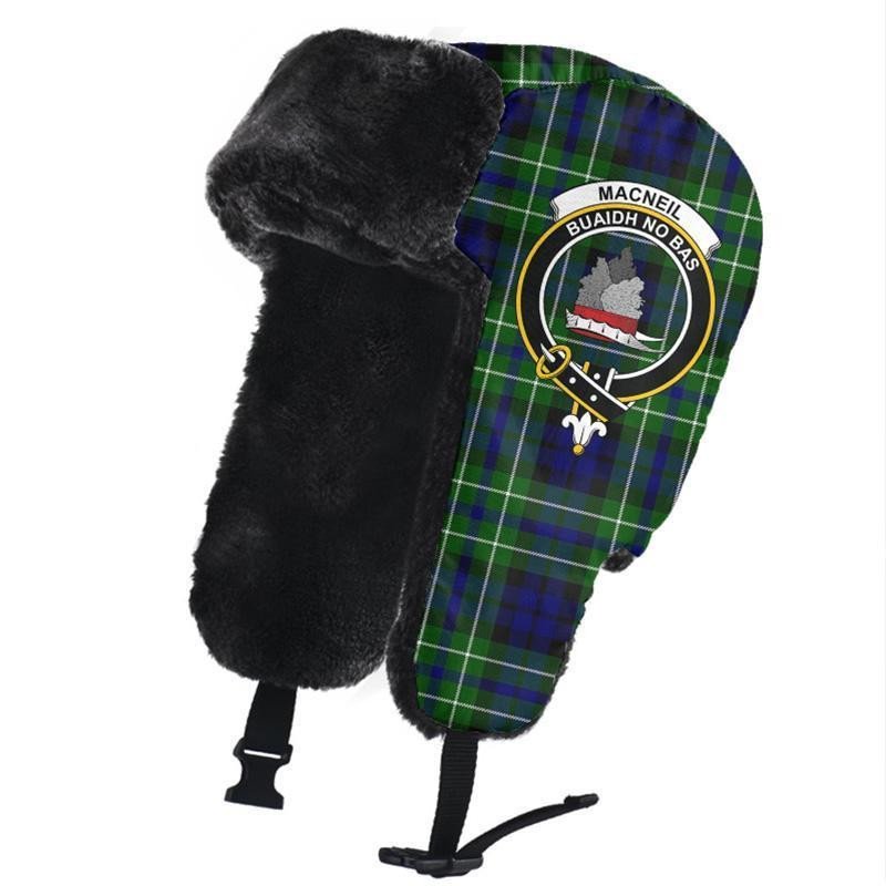 MacNeill of Colonsay Ancient Tartan Classic Crest Trapper Hat