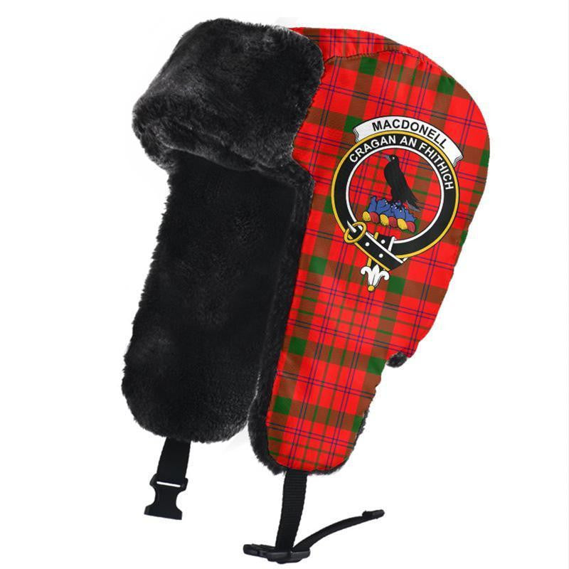 MacDonnell of Keppoch Modern Tartan Classic Crest Trapper Hat