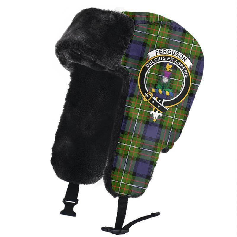 Fergusson Modern Tartan Classic Crest Trapper Hat