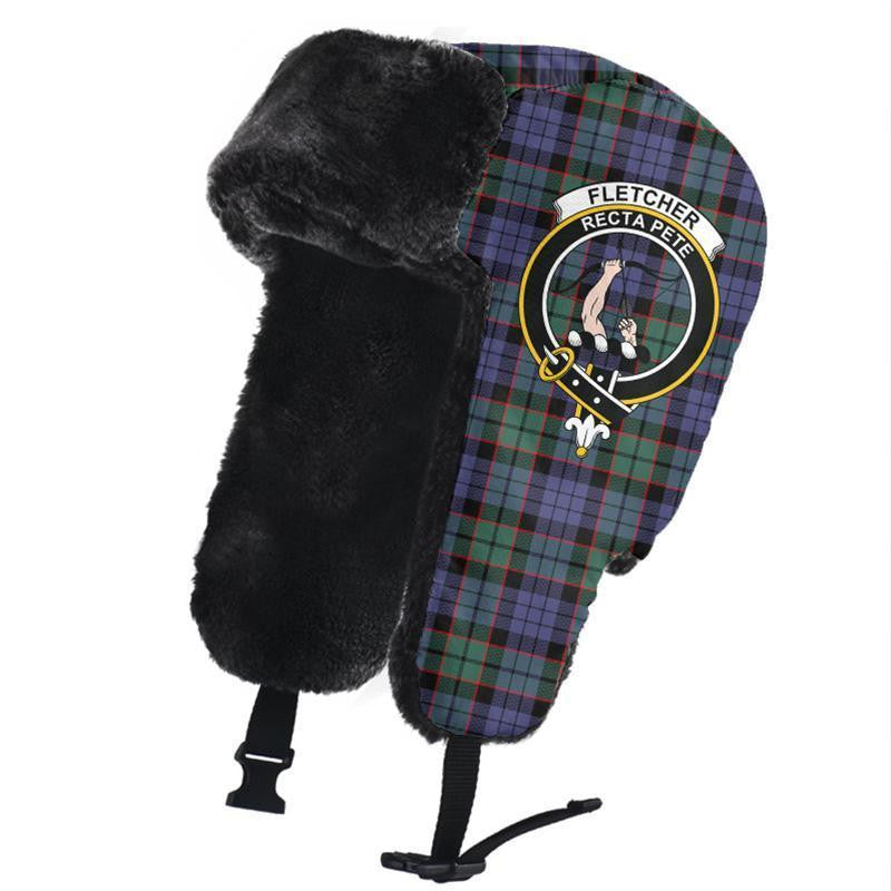 Fletcher Modern Tartan Classic Crest Trapper Hat