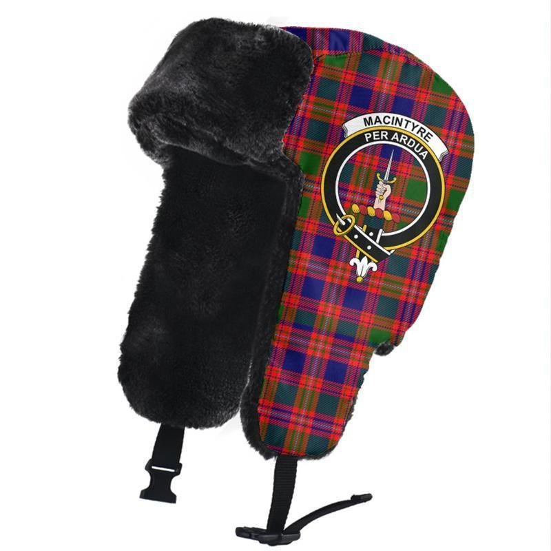 MacIntyre Modern Tartan Classic Crest Trapper Hat