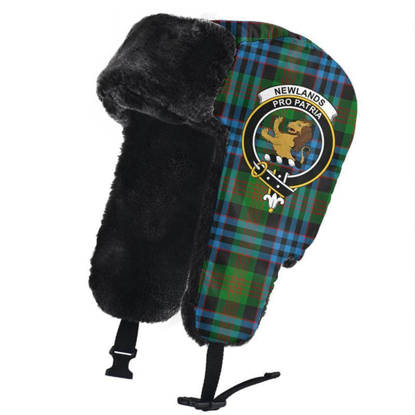 Newlands of Lauriston Tartan Classic Crest Trapper Hat