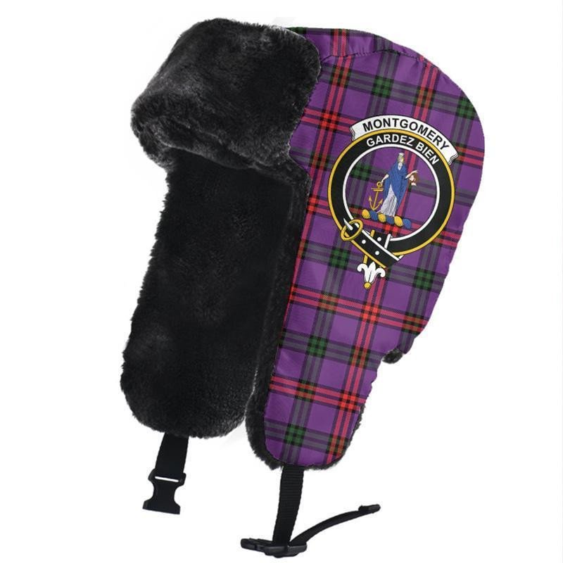 Montgomery Modern Tartan Classic Crest Trapper Hat