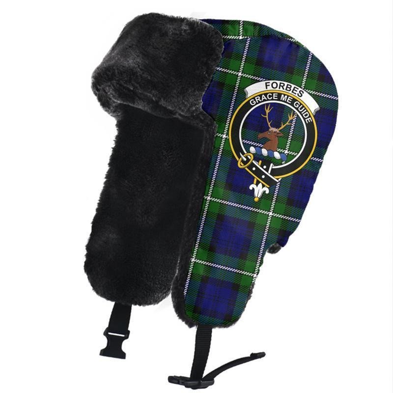 Forbes Modern Tartan Classic Crest Trapper Hat