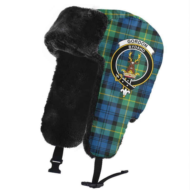 Gordon Ancient Tartan Classic Crest Trapper Hat