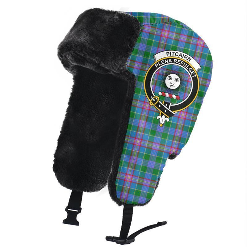 Pitcairn Hunting Tartan Classic Crest Trapper Hat