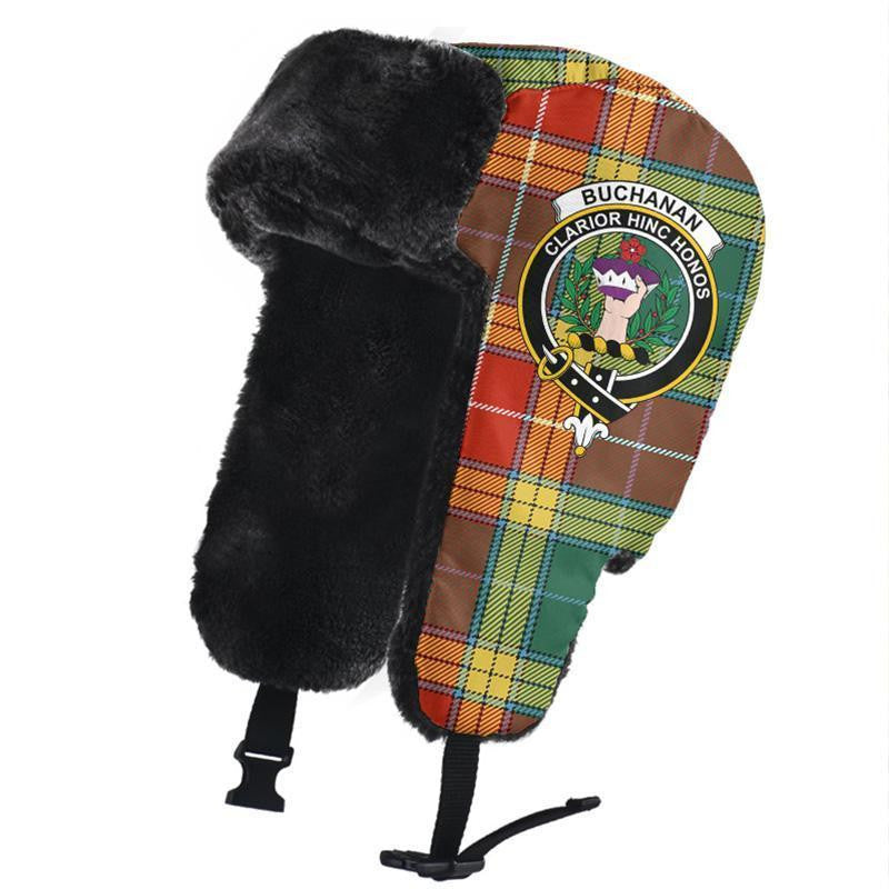 Buchanan Modern Tartan Classic Crest Trapper Hat