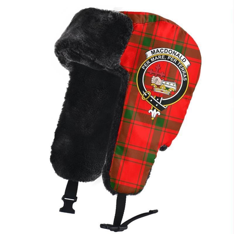 MacDonald of Sleat Tartan Classic Crest Trapper Hat