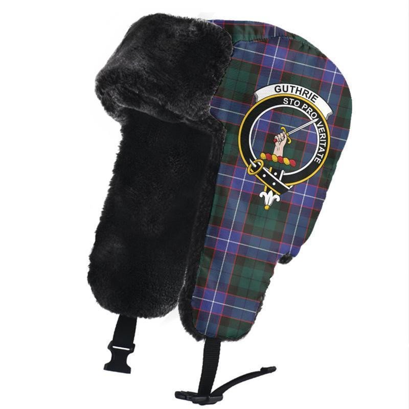 Guthrie Modern Tartan Classic Crest Trapper Hat