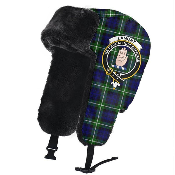 Lamont Modern Tartan Classic Crest Trapper Hat