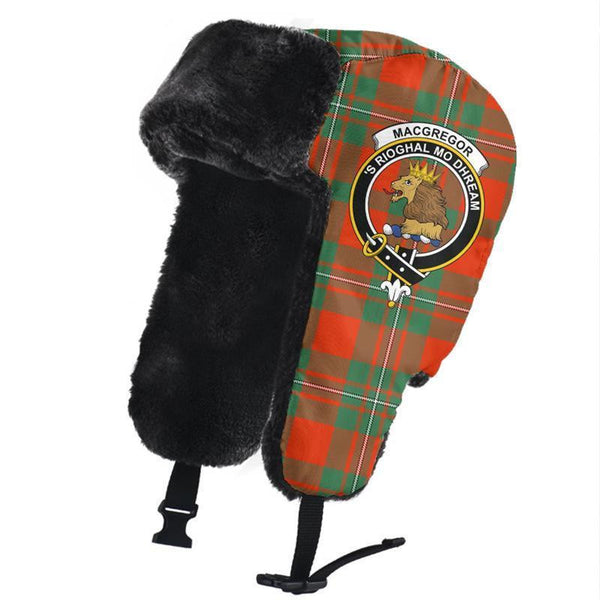 MacGregor Ancient Tartan Classic Crest Trapper Hat