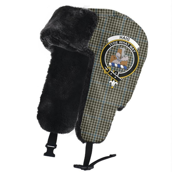 Haig Check Tartan Classic Crest Trapper Hat