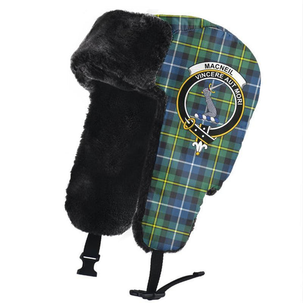 MacNeil of Colonsay Modern Tartan Classic Crest Trapper Hat