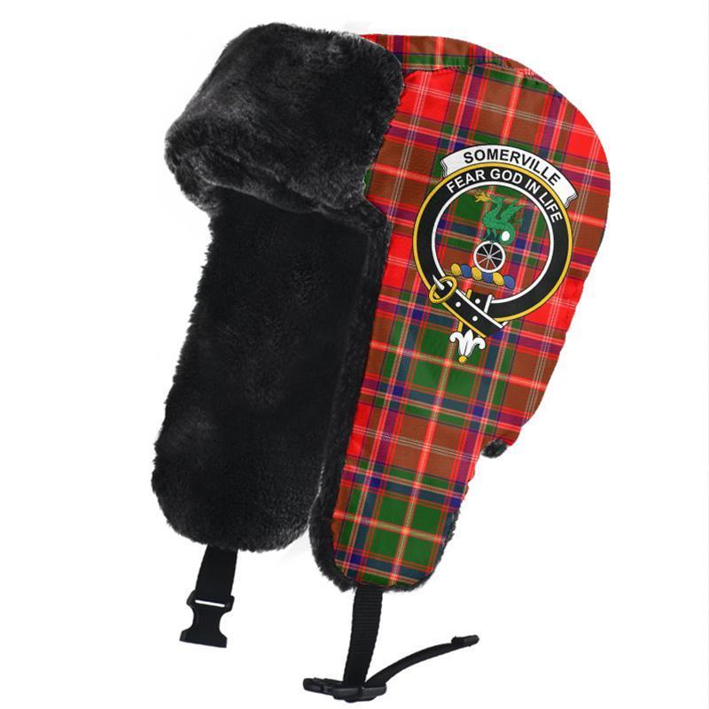 Somerville Modern Tartan Classic Crest Trapper Hat