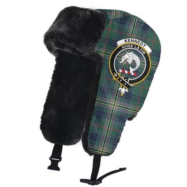 Kennedy Modern Tartan Classic Crest Trapper Hat